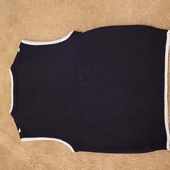 Diamond plaid pattern sweater vest - Picture 4 of 4